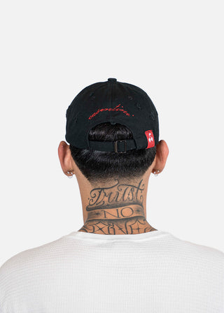 Upside Down Cherry - Dad Cap - Black