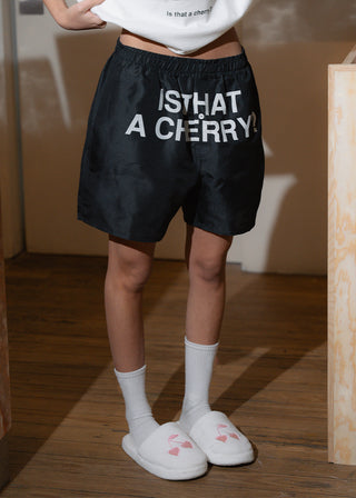 Is That A Cherry ? Boxer Shorts - Black