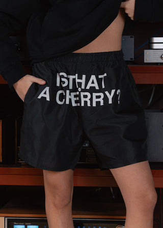 Is That A Cherry ? Boxer Shorts - Black