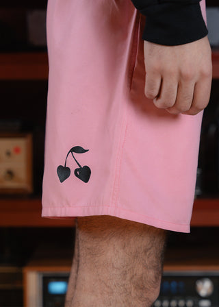 Is That A Cherry ? Boxer Shorts - Pink