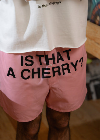 Is That A Cherry ? Boxer Shorts - Pink